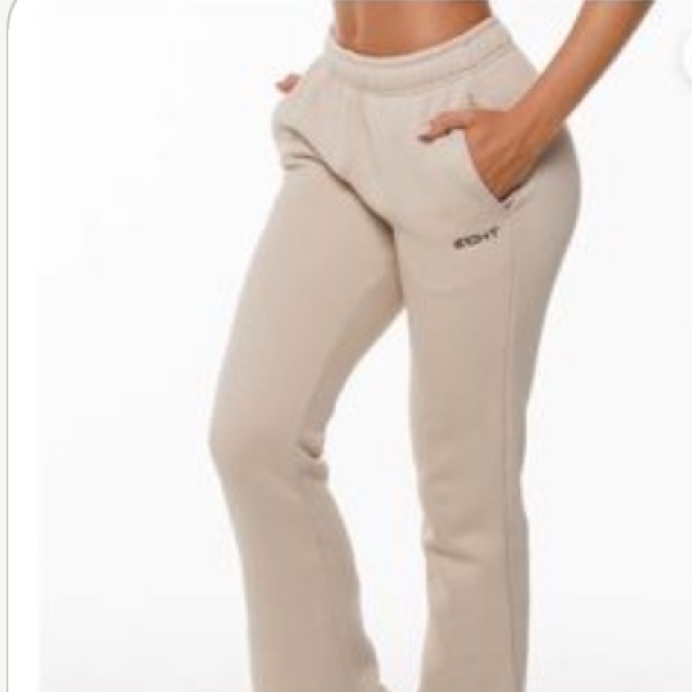 ECHT Beige flared sweatpants joggers